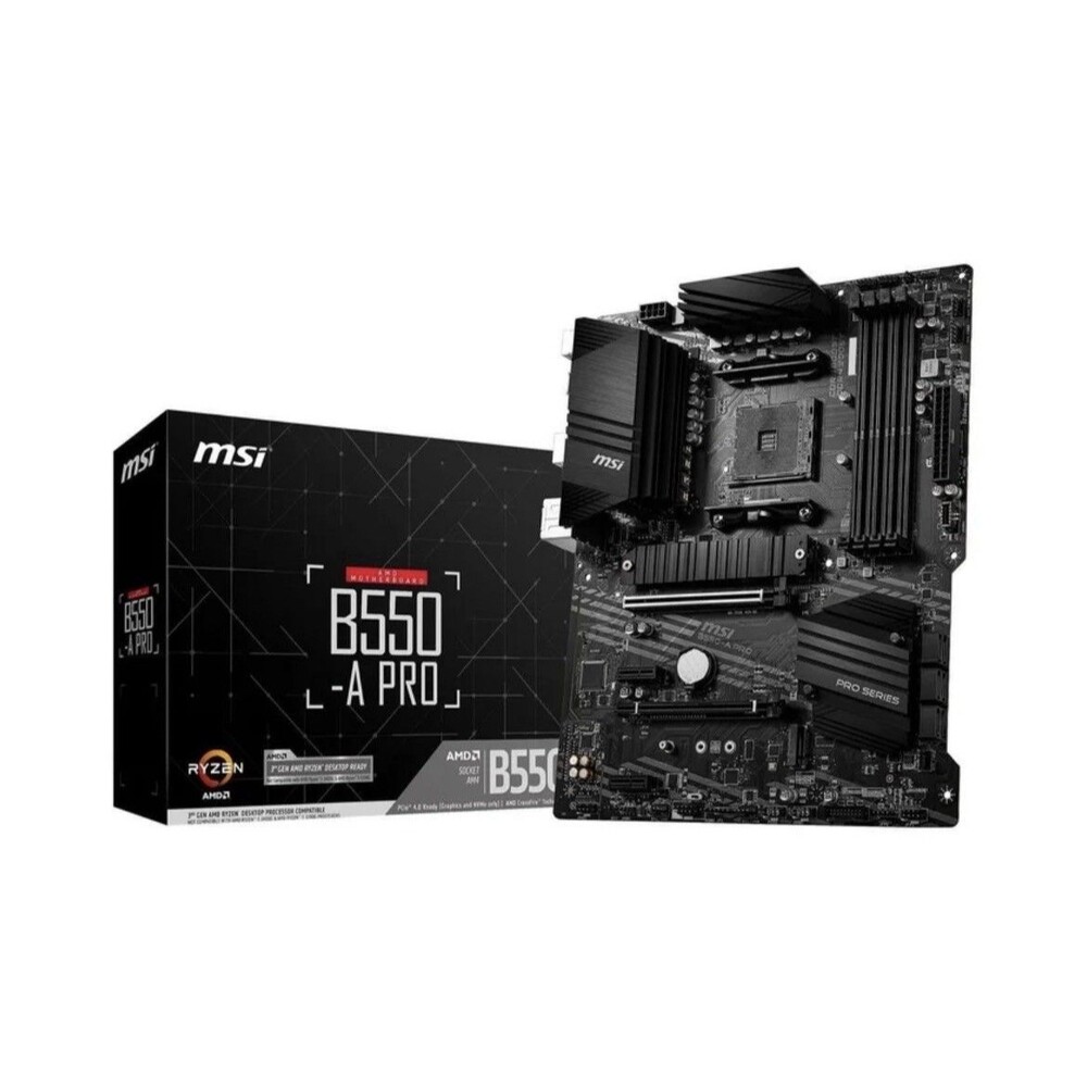 MSI B550-A PRO AM4 AMD ATX SATA 6Gb/s M.2 Motherboard Is Open Box - SHIPS FREE!